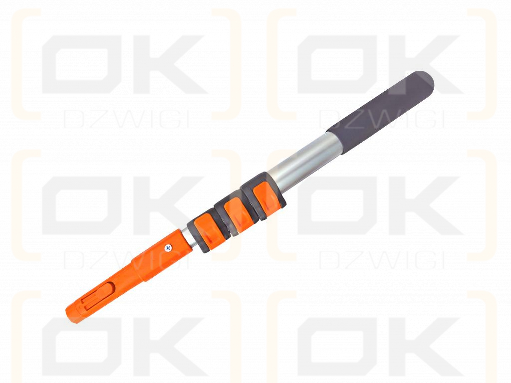 Mango de aluminio - telescópico, 120 cm (montaje CLICK), Teger