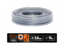 Żyłka tnąca do podkaszarek HEAVY DUTY (z rdzeniem) / Okrągła / 3.0 mm / 15 m Extreme / TEGER