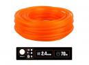 Żyłka tnąca do podkaszarek / Okrągła / 2.4 mm / 70 m / TEGER