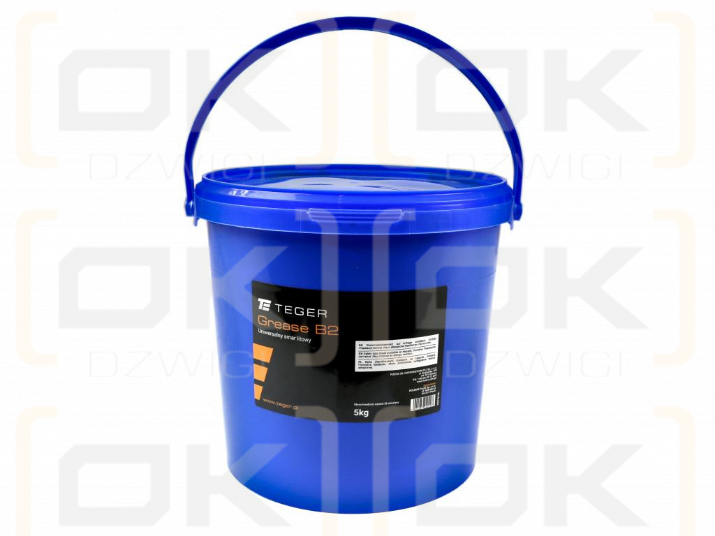 Smar uniwersalny litowy TEGER GREASE B2, opakowanie 5kg