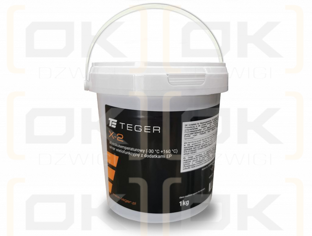 Smar wielofunkcyjny wysokotemperaturowy z dodatkami EP TEGER X-2, opakowanie 1kg (Pakowane po 10szt.)