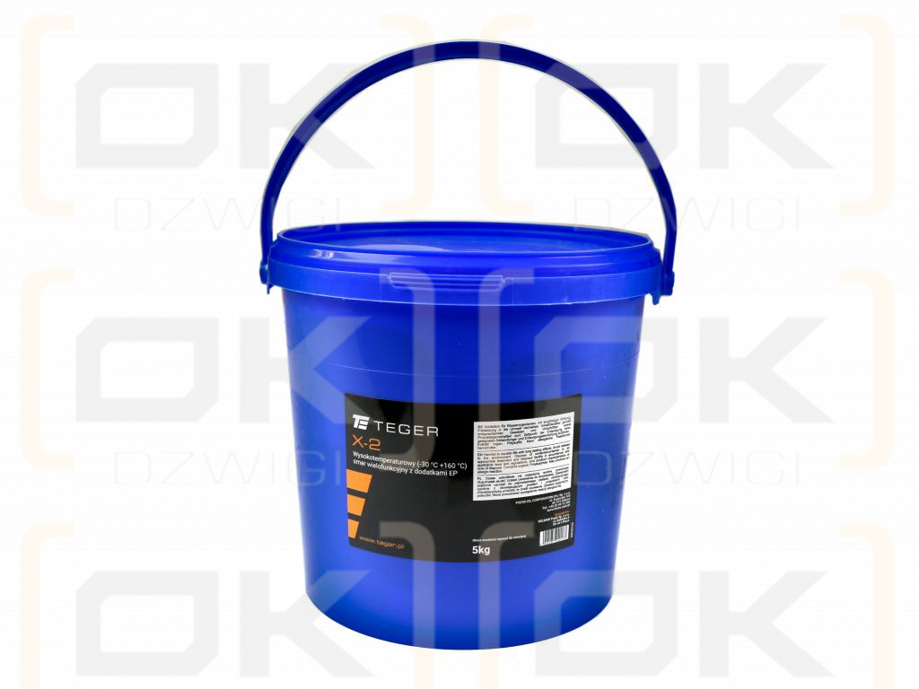 Smar wielofunkcyjny wysokotemperaturowy z dodatkami EP TEGER X-2, opakowanie 5kg