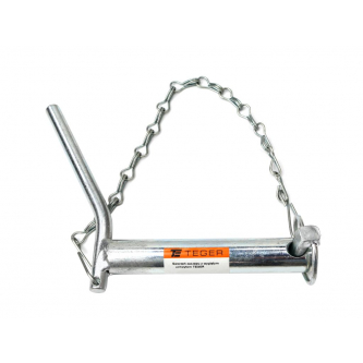 Sworzeń zaczepu z wygiętym uchwytem 22x130 TEGER