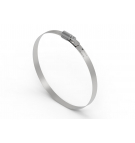 Opaska zaciskowa wzmocniona 130-150 ślimakowa (obejma W2 - stal nierdzewna) szerkość 12mm TEGER ( sprzedawane po 10 )