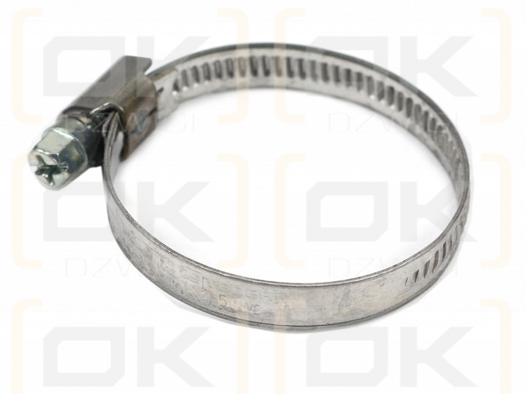 Opaska zaciskowa 32-50 ślimakowa (obejma W2 - stal nierdzewna)  szerokość 9mm TEGER ( sprzedawane po 50 )