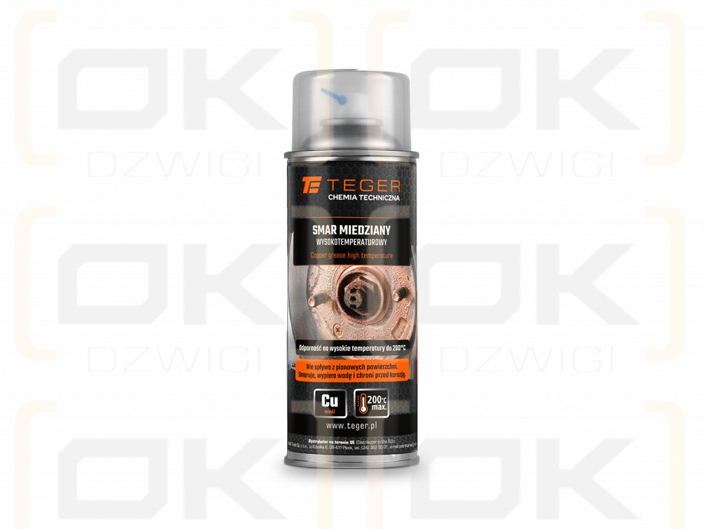 Smar miedziany wysokotemperaturowy 400 ml  / TEGER