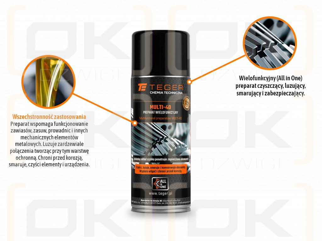 Preparat wielofunkcyjny MULTI-40 400ml / TEGER