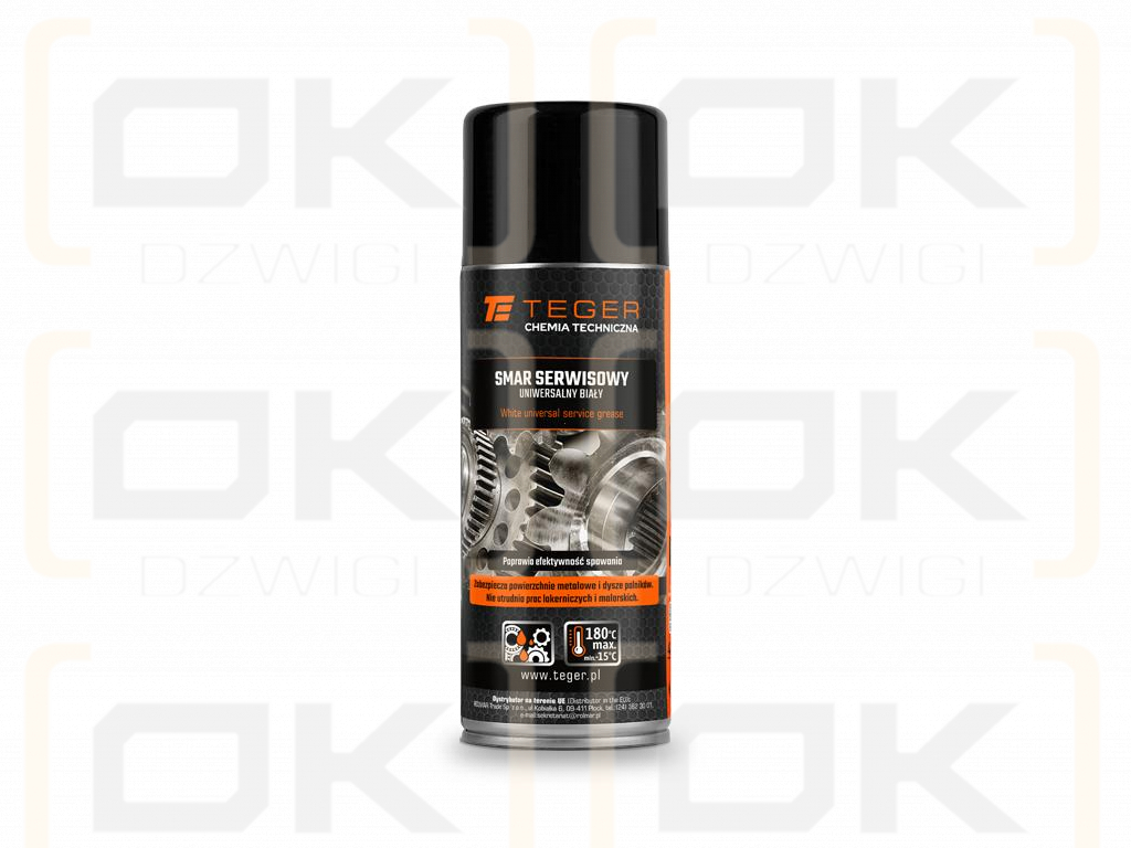 Smar serwisowy biały uniwersalny - 15 °C do 180 °C  400 ml / TEGER