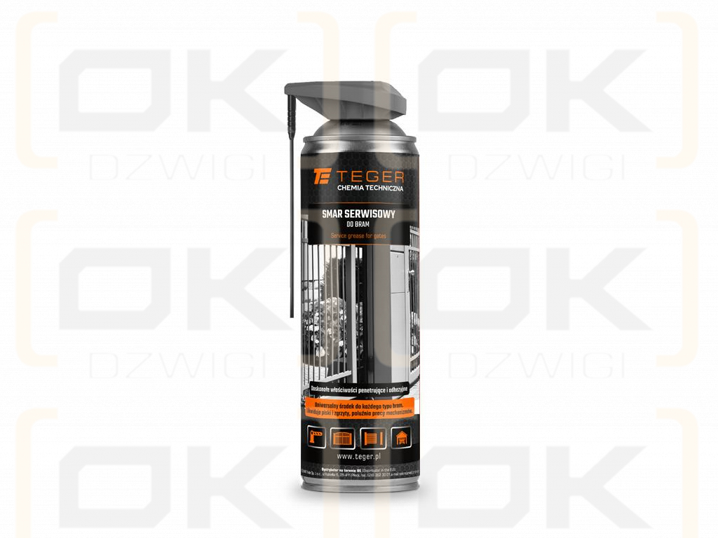 Smar serwisowy do bram  z aplikatorem EVO 500 ml / TEGER