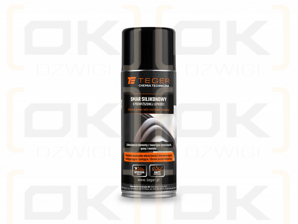 Smar silikonowy o podwyższonej lepkości 400 ml / TEGER