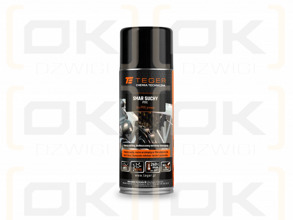 Smar suchy PTFE 400 ml / TEGER