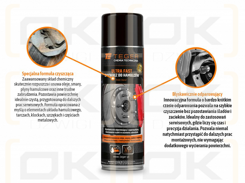 ULTRA FAST Bremsenreiniger, 500 ml, Teger