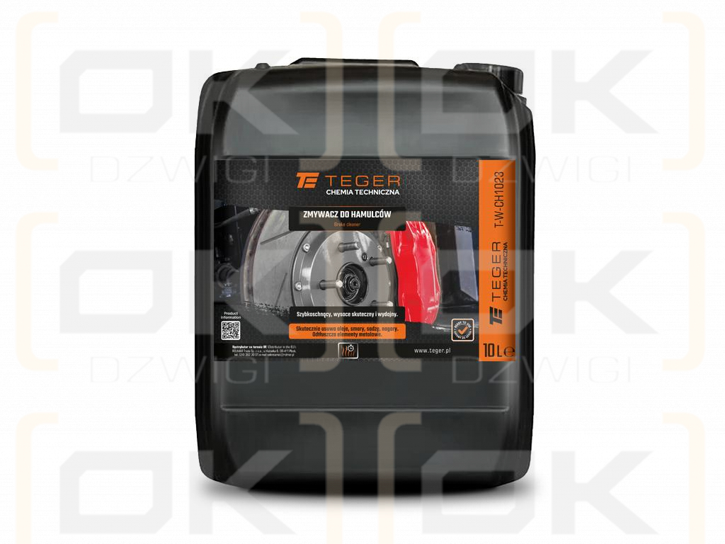 Zmywacz do hamulców 10l / TEGER