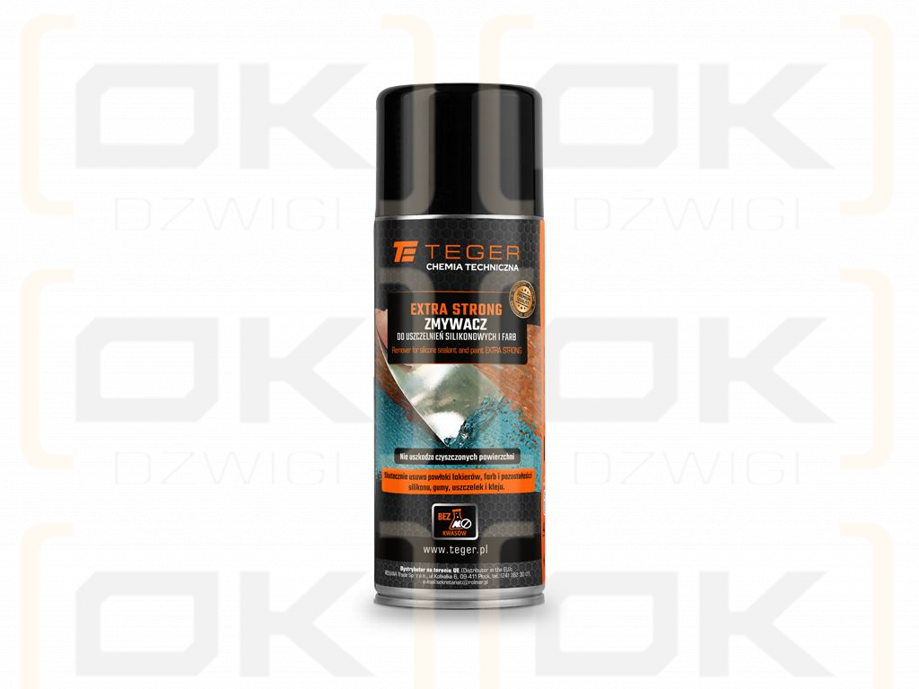 Zmywacz do uszczelnień silikonowych i farb EXTRA STRONG, 400ml, Teger