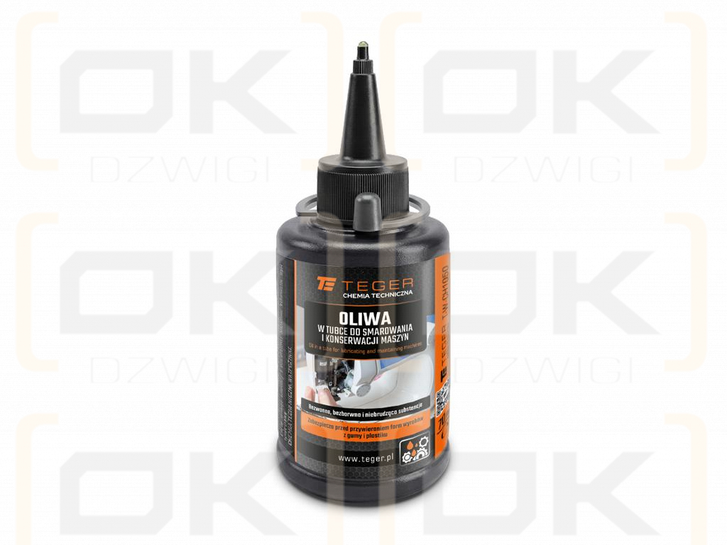 Oliwa w tubce - do smarowania i konserwacji maszyn, 70 ml, Teger (Pakowane po 12 szt)