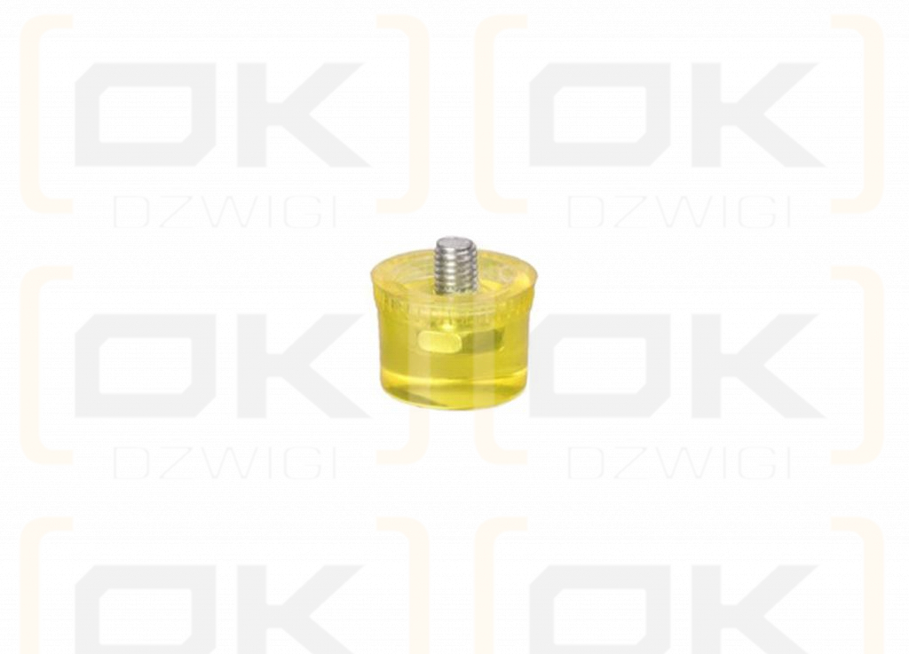 Cabezal de repuesto para martillo de chapa de doble efecto de 30 mm - blando / TEGER