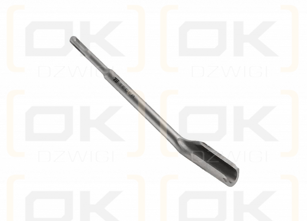 Dłuto do betonu kanałowe - SDS PLUS 22x250 mm / TEGER