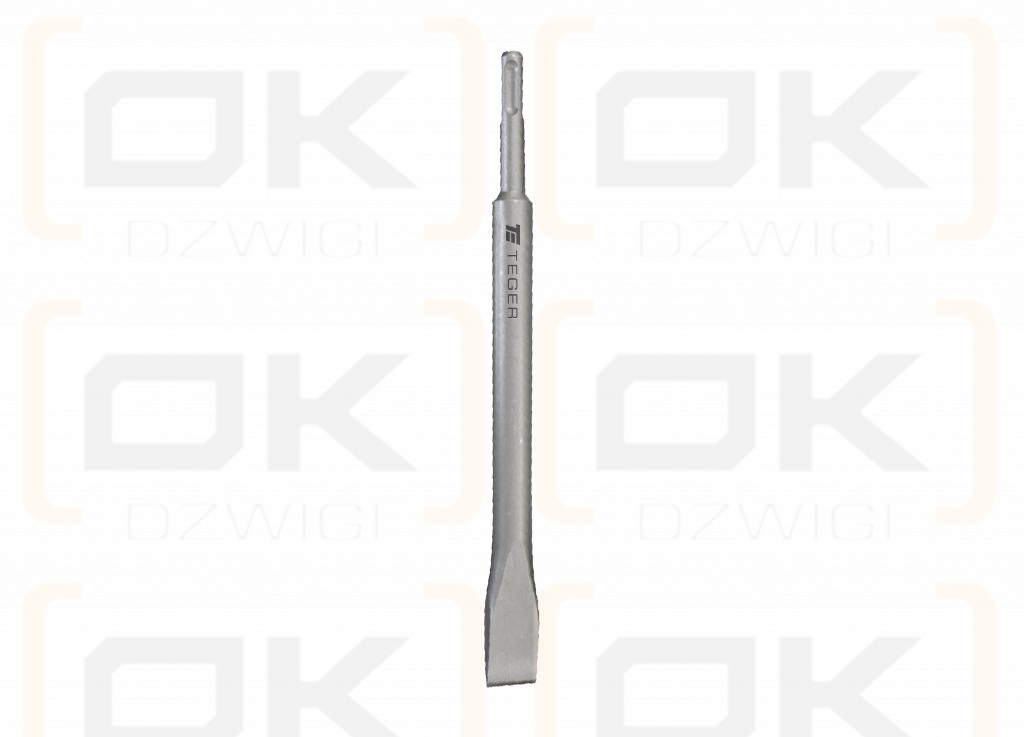 Dłuto do betonu płaskie - SDS PLUS 20x250 mm / TEGER