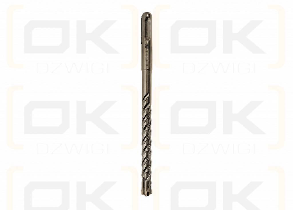 Wiertło do betonu widiowe - SDS PLUS 4-ostrzowe 8x210 mm / TEGER