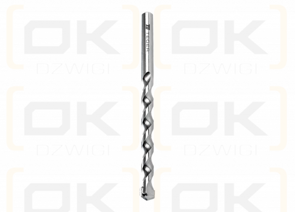 Wiertło do betonu widiowe - standard 6x100 mm / TEGER
