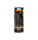 Zestaw wierteł do betonu - widia SDS PLUS 4-ostrzowe (5 SZT.)  / TEGER