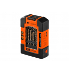 Zestaw wierteł do metalu - kobaltowe pilotujące (19 SZT.) / TEGER