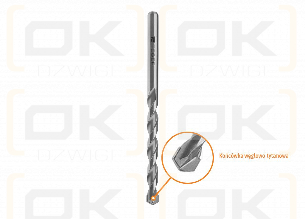 Wiertło uniwersalne 3x60 mm / TEGER