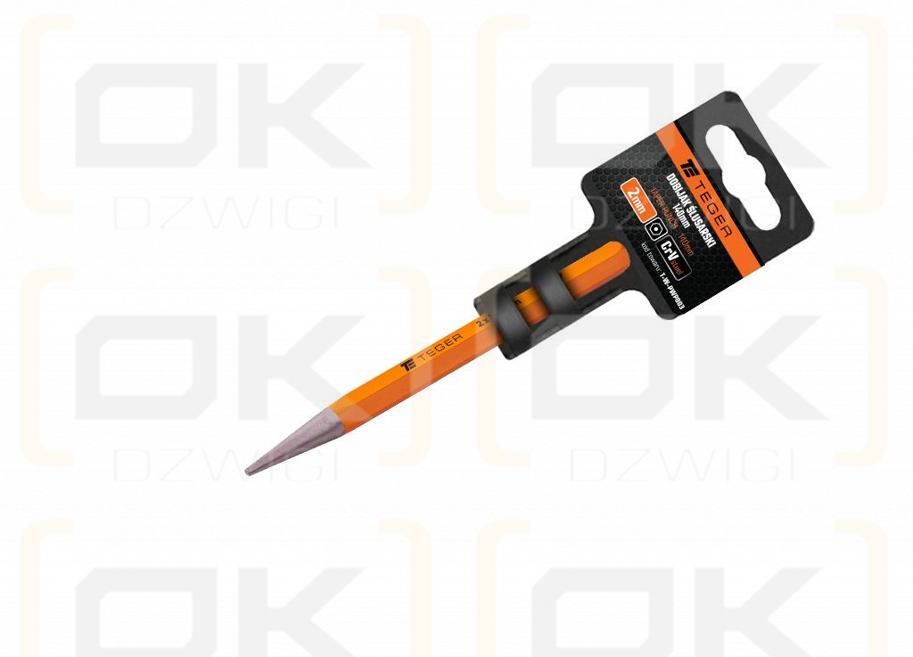Dobijak ślusarski, 2x140 mm, Teger