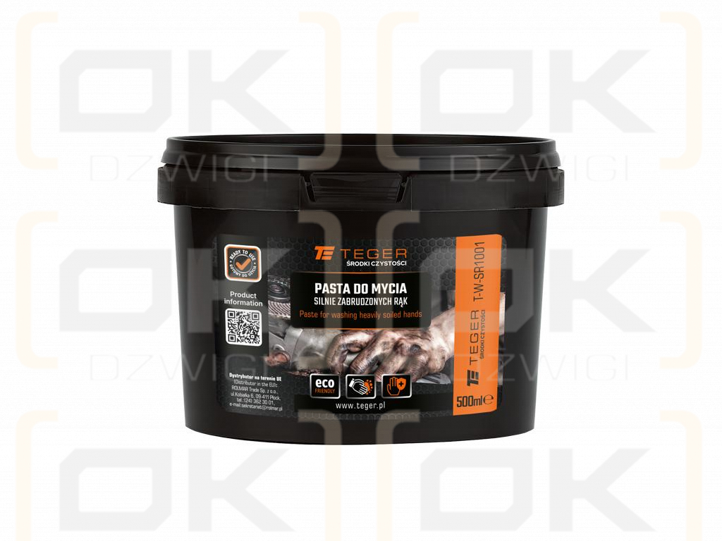 Pasta do mycia silnie zabrudzonych rąk 500ml TEGER