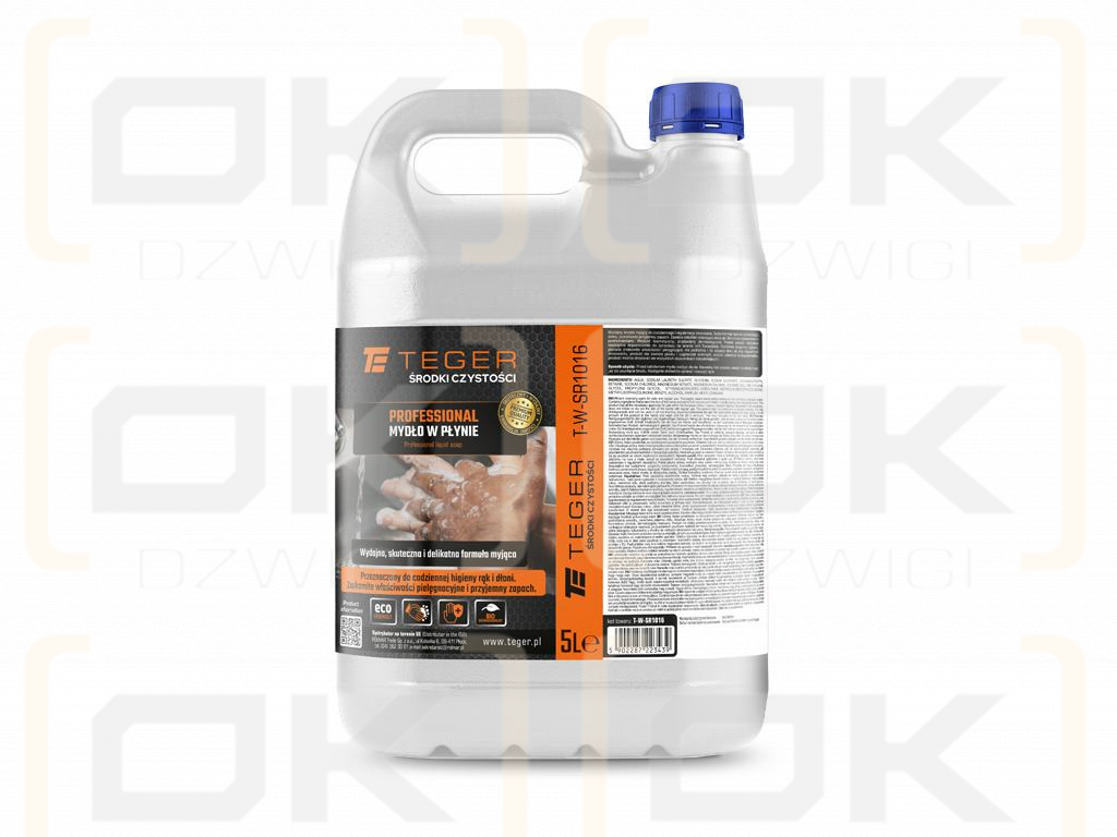 Mydło w płynie PROFESSIONAL 5l / TEGER
