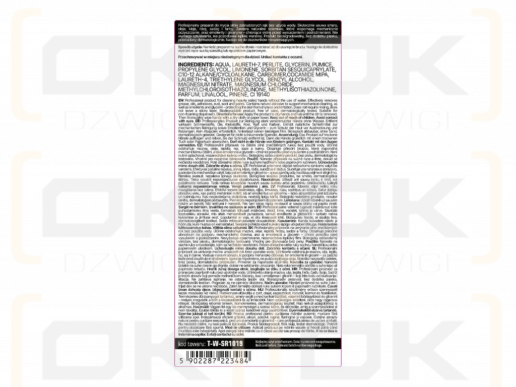 Żel do mycia rąk na sucho NEW FORMULA 500ml / TEGER