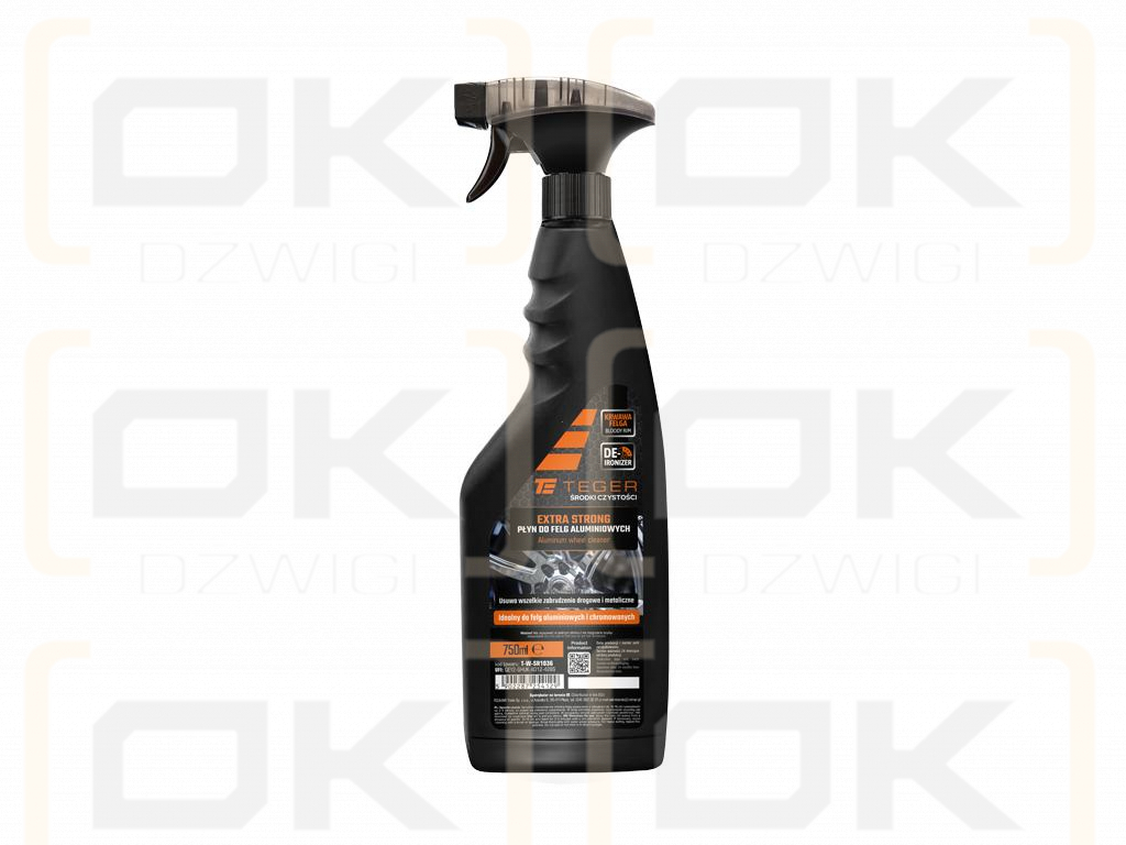 EXTRA STARK Alufelgenreiniger (blutige Felge), 750ml - Zerstäuber, Teger