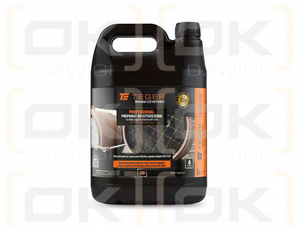 DPF/FAP particulate filter cleaner - PROFESSIONAL, 5l, Teger