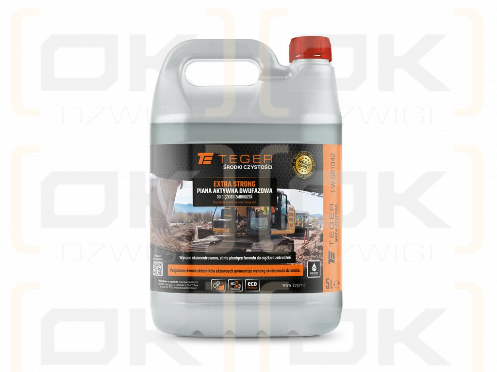 Zweiphasen-Aktivschaum für starke Verschmutzungen - EXTRA STARK, 5l - Konzentrat, Teger