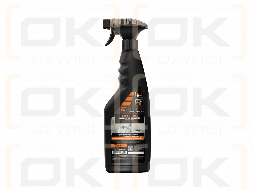Eliminador de cal y óxido EXTRA FUERTE, 750 ml - atomizador, Teger