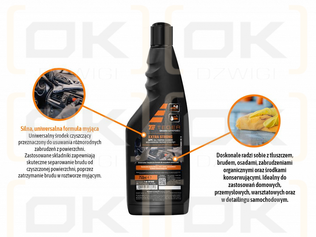 APC (All Purpose Cleaner) EXTRA STARK Mehrzweckreiniger (Konzentrat) 750ml, Teger