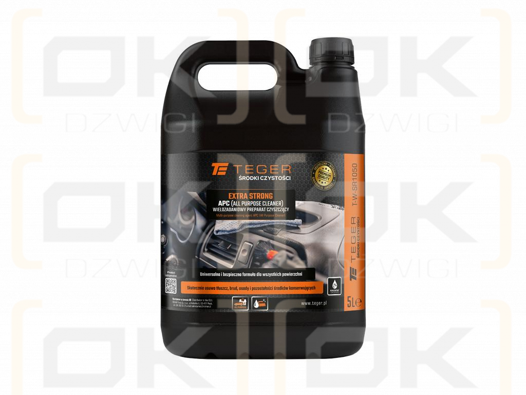 APC (Limpiador multiusos) EXTRA FUERTE agente de limpieza multiusos (concentrado) 5 l, Teger