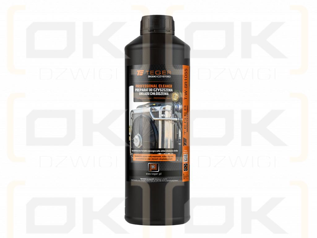 Preparat do czyszczenia układu chłodzenia - PROFESSIONAL Cleaner, 1l, Teger