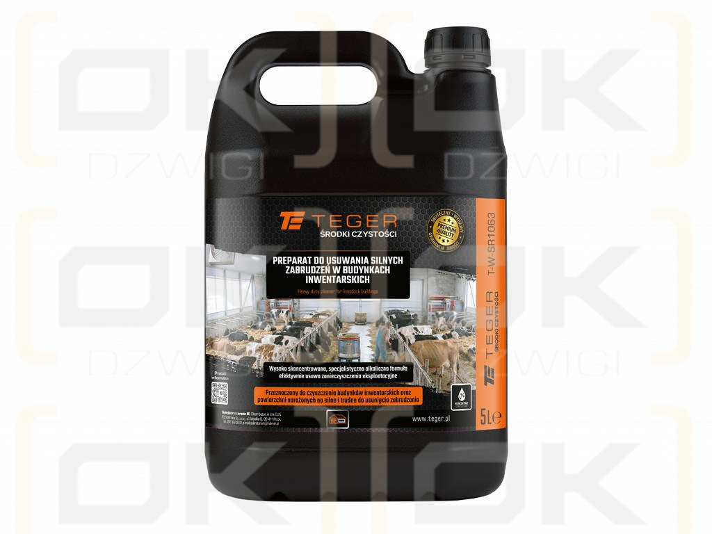 Средство для удаления тяжелых загрязнений в животноводческих помещениях, 5 л - концентрат, Тегер