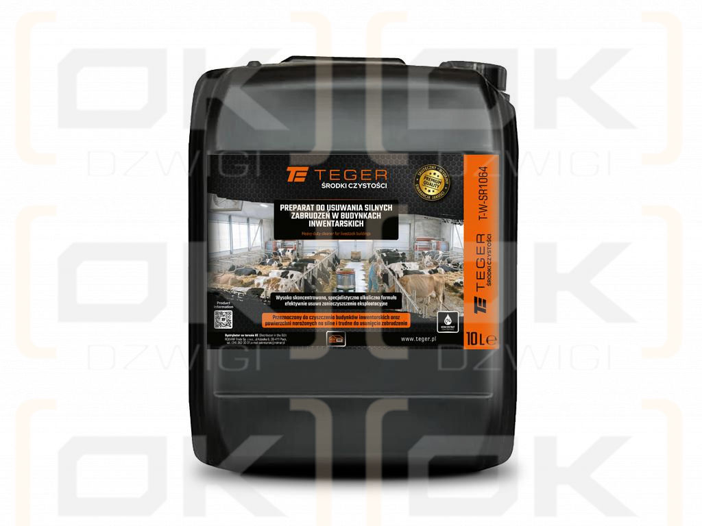 Средство для удаления тяжелых загрязнений в животноводческих помещениях, 10 л - концентрат, Тегер