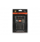 Zestaw wykrętaków do uszkodzonych śrub i wkrętów 6 szt / TEGER