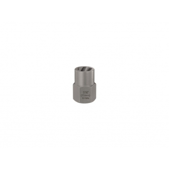 Dado para aflojar pernos y tuercas dañados, 7/16" (11 mm) - acero forjado/Cr-Mo, Teger