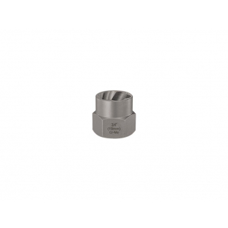 Dado para aflojar pernos y tuercas dañados, 3/4" (19 mm) - acero forjado/Cr-Mo, Teger