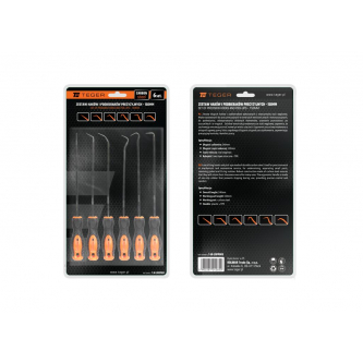 Zestaw haków i podbieraków precyzyjnych, 150mm (6 szt), Teger