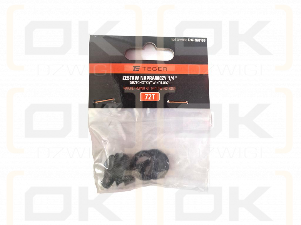 Kit de reparación de trinquete, 1/4" 72T (TW-KDT002), Teger