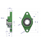 Oprawa łożyskowa UCFL207