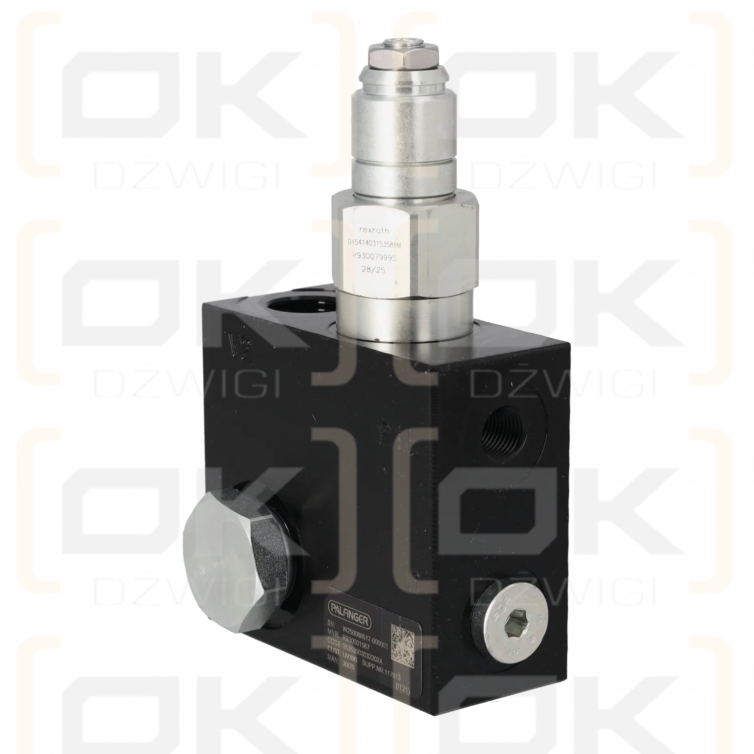 Zamek siłownika Palfinger