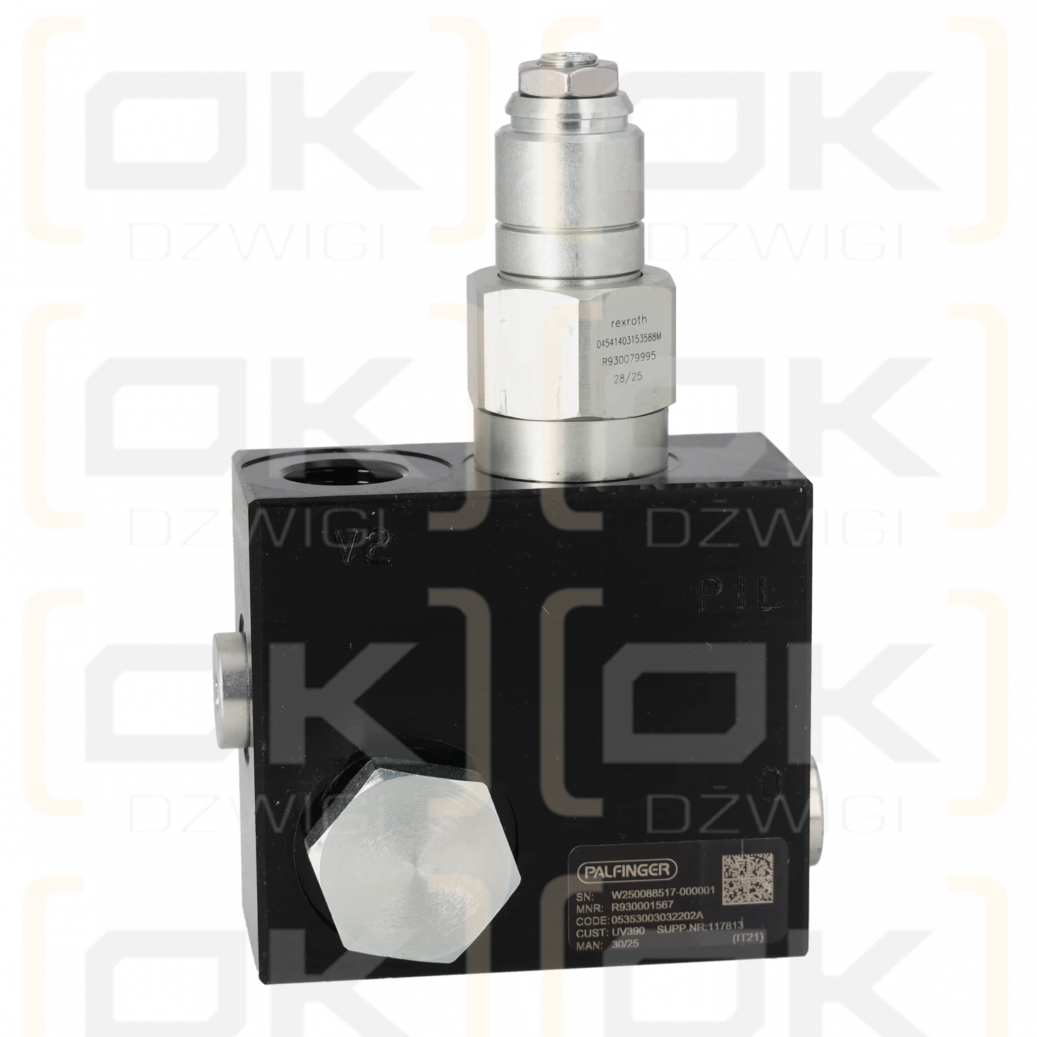 Zamek siłownika Palfinger