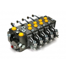 5-section distributor. 120 l/min.. proportional. LS pressure compensation. with lever control option, with dump valve. 24V DC
