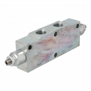 Обратный клапан с регулировкой перегрузки 1/2" 60 л/мин 60-350 бар